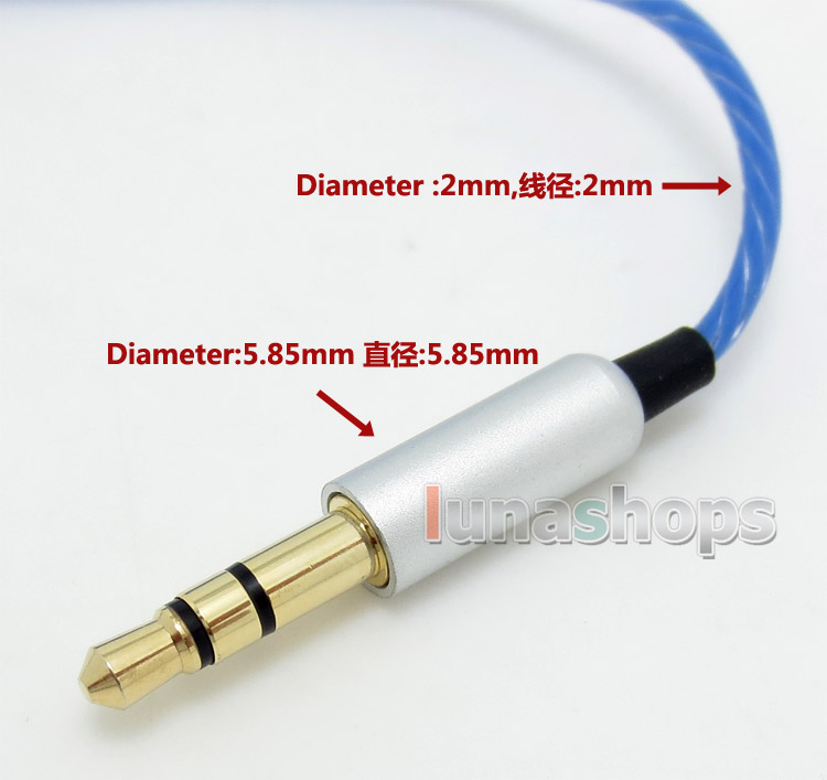 Super Soft 5N OFC DIY Earphone Cable for Westone Shure Fitear Headset etc