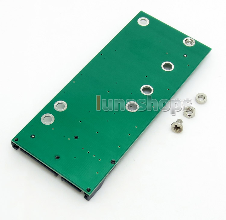 M.2 NGFF 5pin "M" nutch SSD to Standard SATA III 3 Adapter Converter Support 4 Lengths