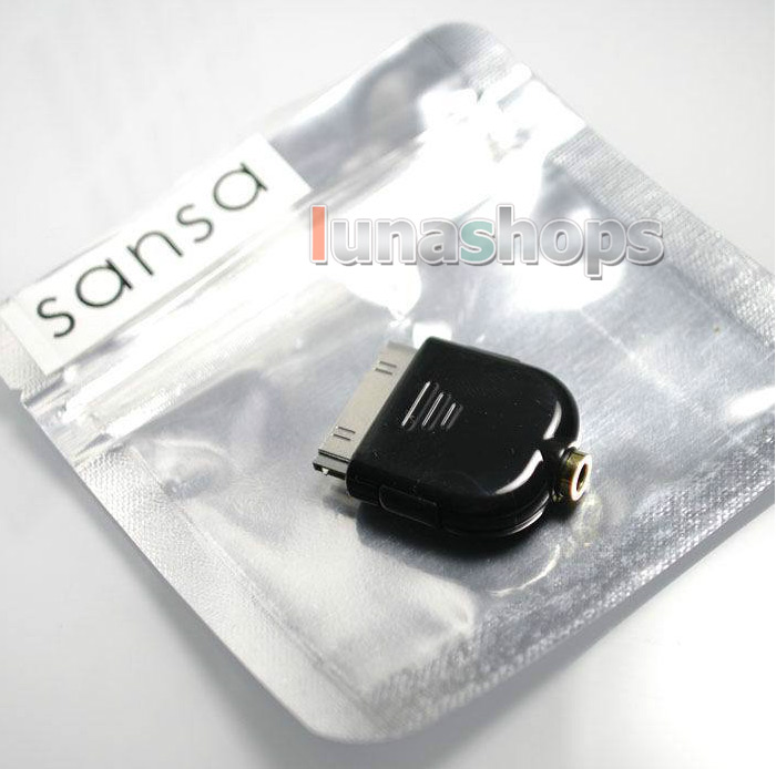3.5mm Female Line out LO dock For FUZE View Sansa etc.Mp3 Player