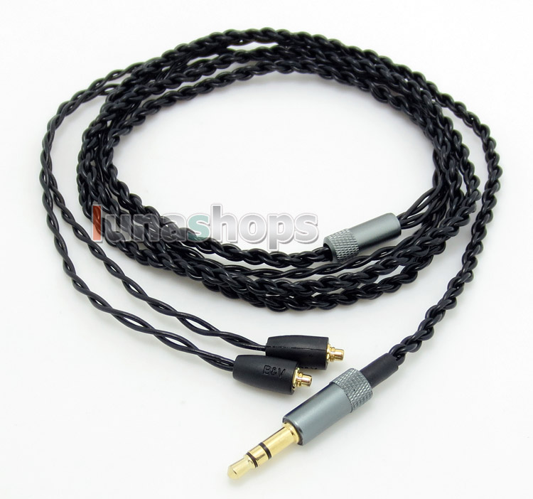 120cm 5n OFC Super Soft Black Cable For Ultrasone IQ edition 8 julia Onkyo ES-FC300 ES-HF300 es-cti300 Fostex TE-05