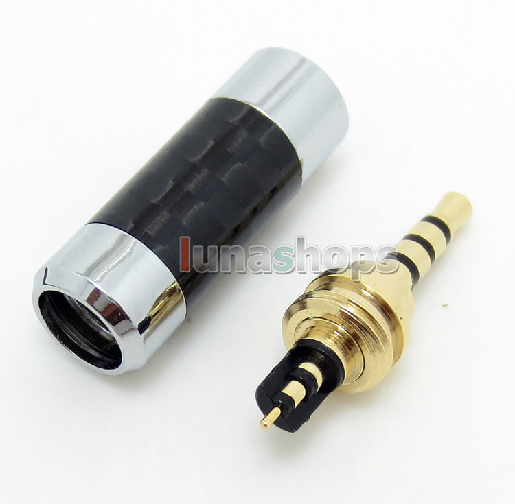 2.5mm Oyaide Carbon Shell Male Plug DIY adapter For The Astell & Kern AK240 K120 II