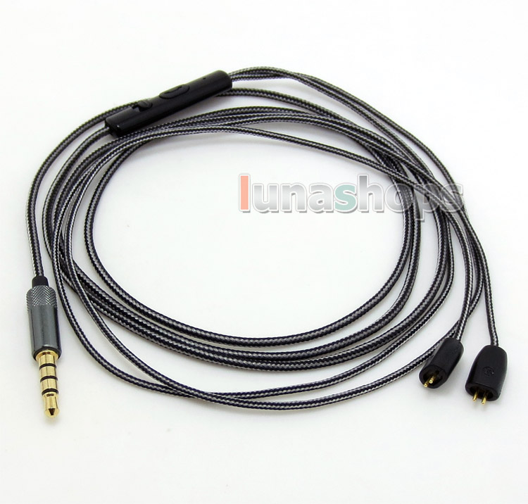 5N OFC Soft Cable + Mic Remote For Ultimate Ears UE TF10 SF3 SF5 5EB 5pro Earphone