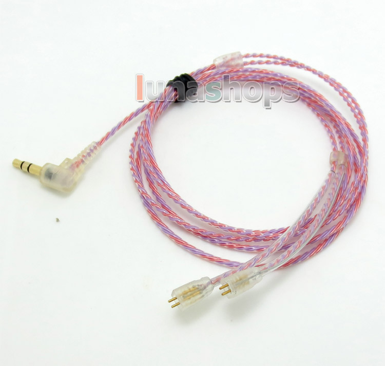 5N OCC 9 color Earphone Cable For M-Audio IE-20XB IE40 IE30 IE10 IEM In ear Monitor