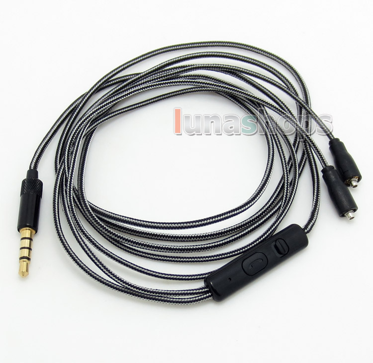 Earphone cable With mic For Westone UM20pro UM30pro UM40pro UM50pro W10 W20 W30 W40 W50 Adventure ADV ALPHA