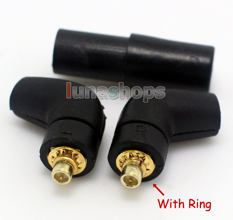 With Ring L Shape Diy Parts for Shure SE535 SE425 SE846 UE900 Earphone Pins 