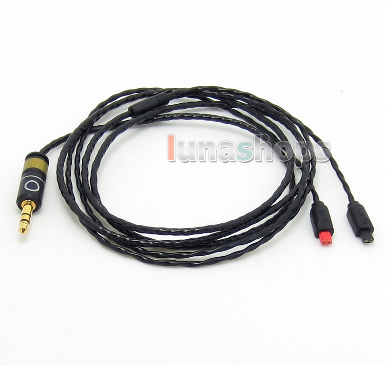 130cm Black Custom 6N OCC Hifi Cable For audio-technica ATH-IM50 ATH-IM70 ATH-IM01 ATH-IM02 ATH-IM03 ATH-IM04
