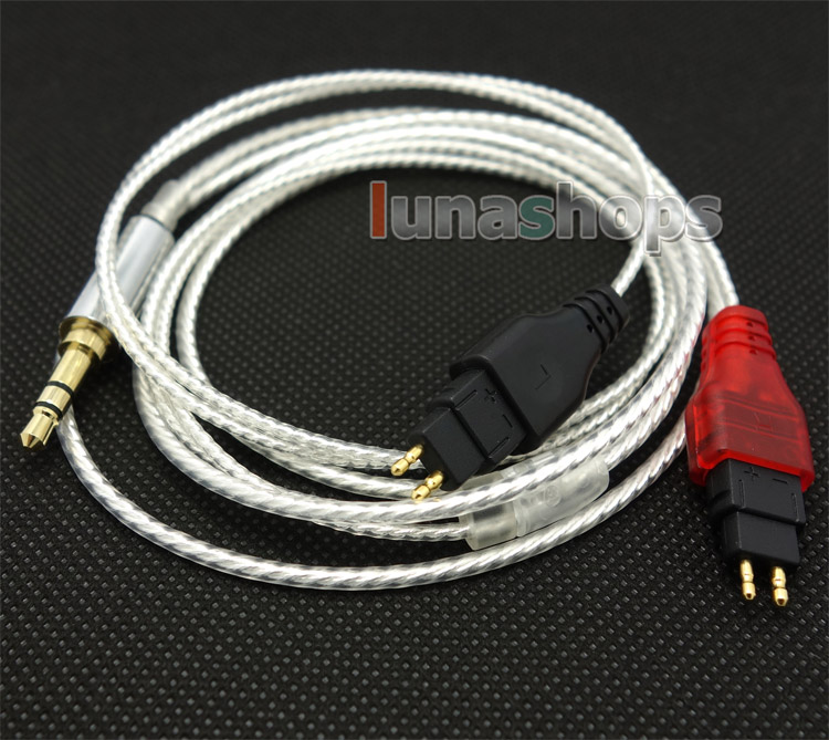 3.5mm OCC + Silver Plated Cable For Sennheiser HD650 HD600 HD580 HD525 HD565 Headphone 