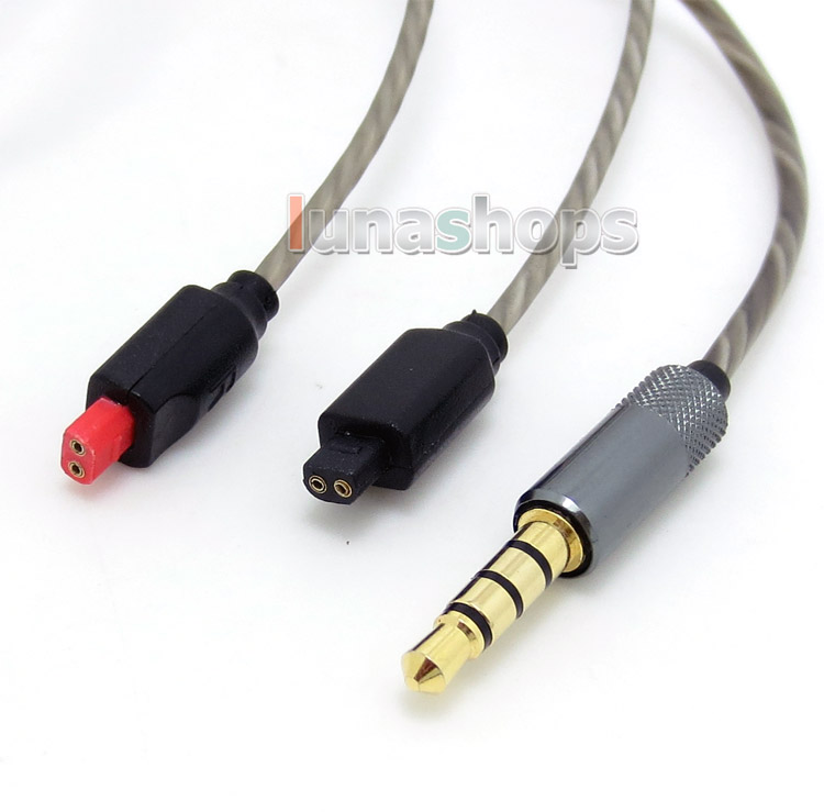 1.3m Silver Plated + 5N OFC 3.5mm Earphone cable with Mic Foraudio-technica ATH-IM50 ATH-IM70 ATH-IM01 ATH-IM02 ATH-IM03 ATH-IM04