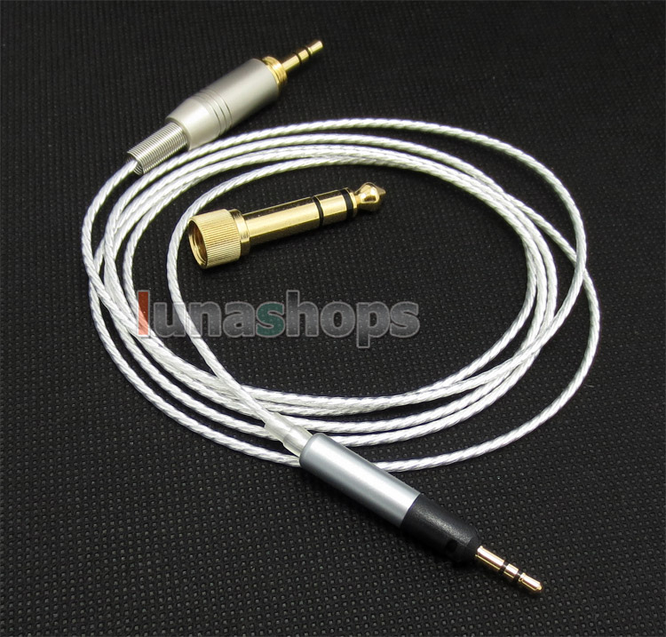 7N OCC + Silver Plated Copper Cable For Sennheiser HD598 HD558 HD518 Headphone Earphone