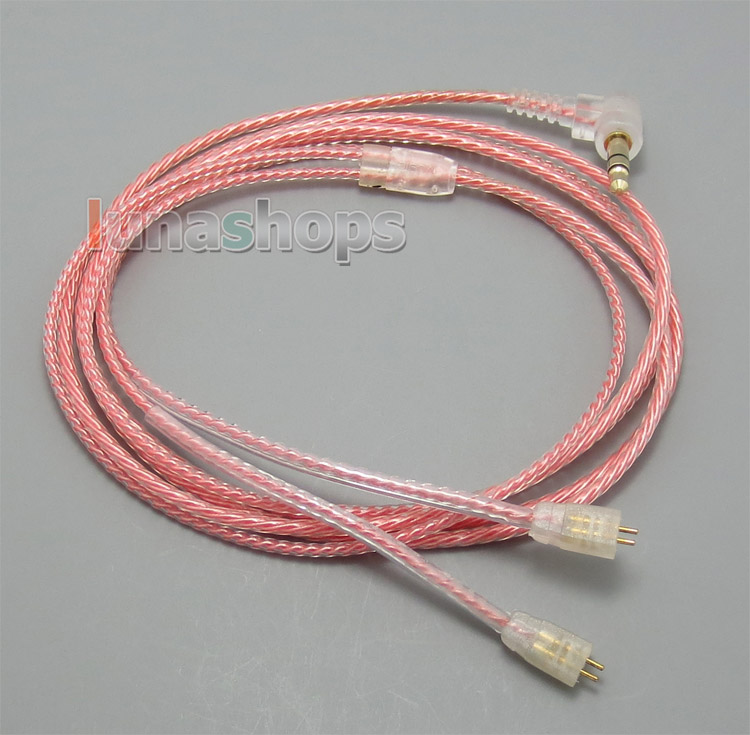 With Earphone Hook Silver Plated Cable   