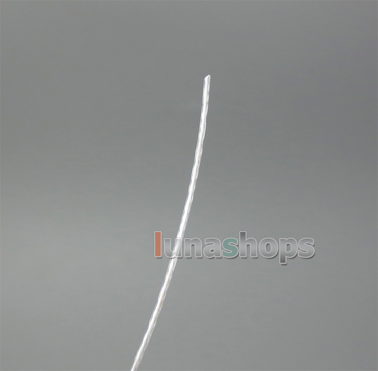 195m Extremely Soft Acrolink Silver + PCOCC Alloy Signal Earphone Cable 21*0.08 0.11mm2 28AWG Dia:0.65mm 