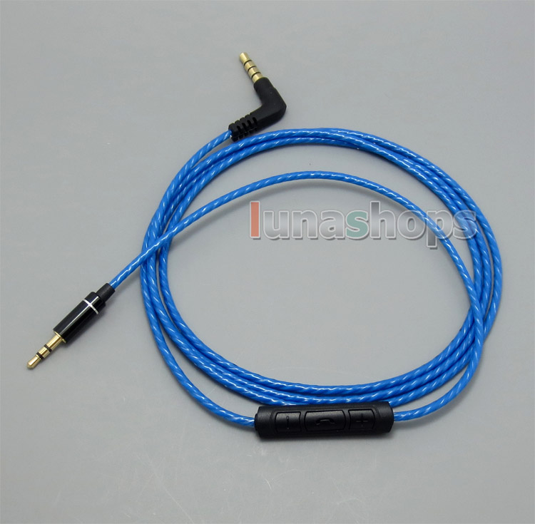 3.5mm-2.5mm male Cable + Remote Mic for  Sennheiser PXC450 PXC350 PC350 HD380 PRO ultrasone signature Pro