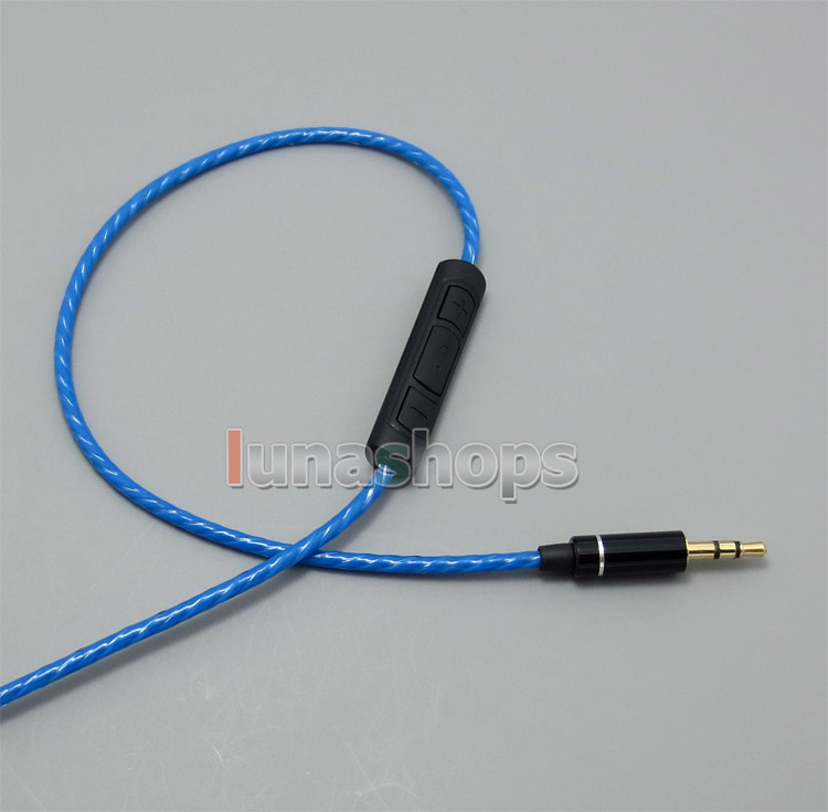 3.5mm-2.5mm male Cable + Remote Mic for  Sennheiser PXC450 PXC350 PC350 HD380 PRO ultrasone signature Pro