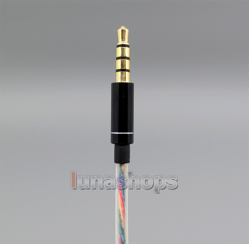 Hi-OFC 3.5mm Male To Female + Mic Volume Remote control Cable For Headphone Earphone