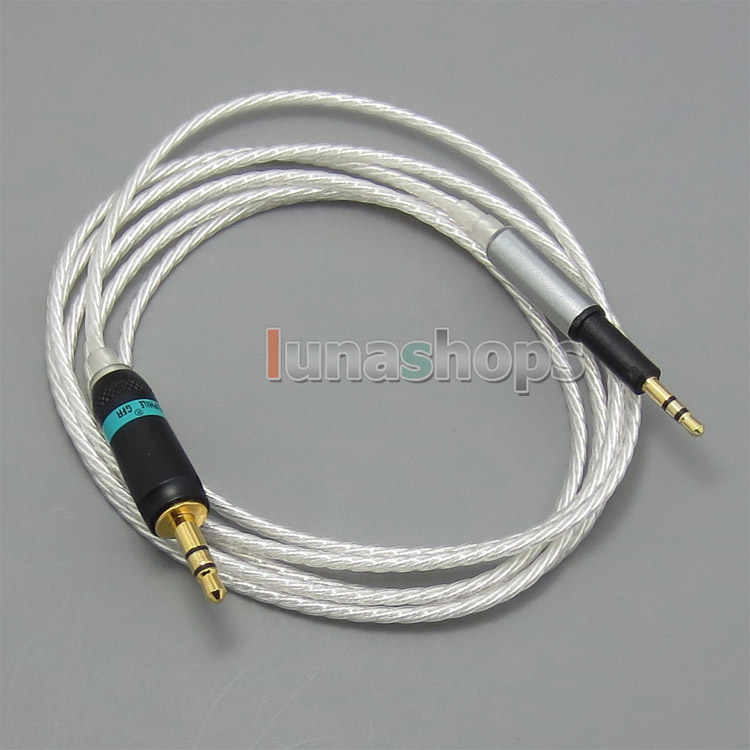 3.5mm 5N OCC + Silver Plated Copper Cable For AKG K450 K451 K452 K480 Q460 Headset Headphone