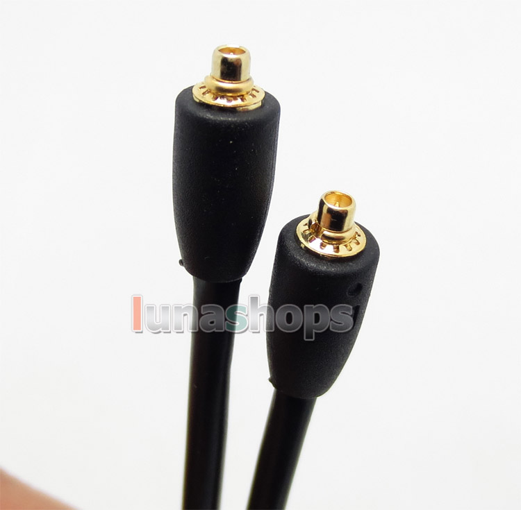 5N OFC Soft Skin Earphone Cable With Mic and Hook For Shure se535 Se846 Ultimate UE900