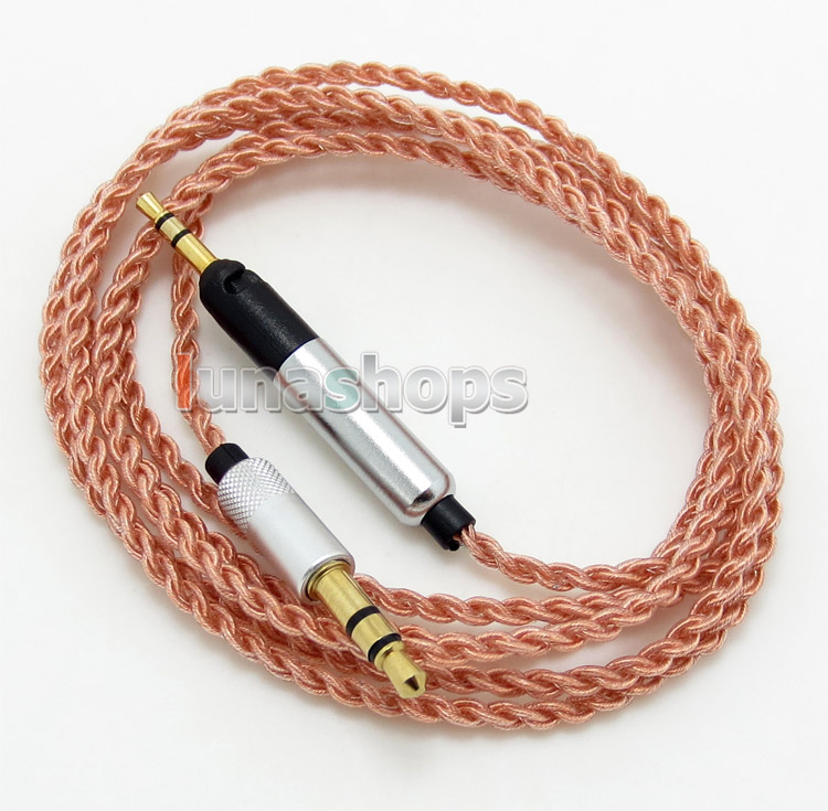 120cm 5N OCC Cable For For ultrasone signature PRO Audio Technica ATH-M50x ATH-M40x Headphone 