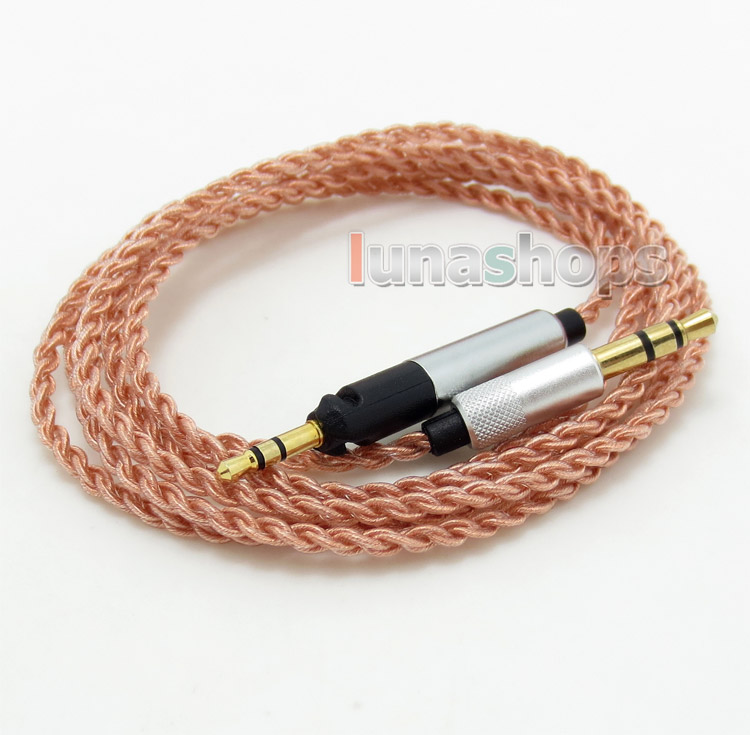 120cm 5N OCC Cable For For ultrasone signature PRO Audio Technica ATH-M50x ATH-M40x Headphone 