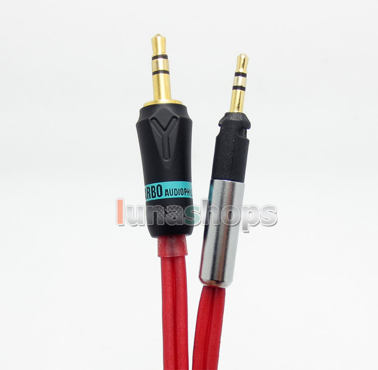120cm Pure PCOCC Earphone Cable + PEP Insulated For Sennheiser HD6 HD7 HD8 HD6 MIX DJ HD595 Headphone