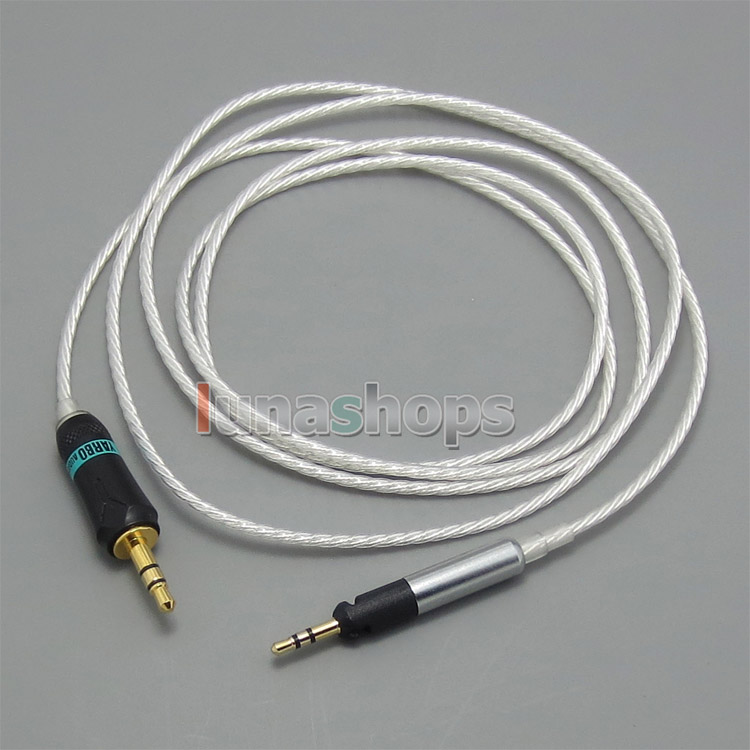 3.5mm 5N OCC + Silver Plated Copper Cable For Sennheiser HD598 HD558 HD518 Headphone Earphone
