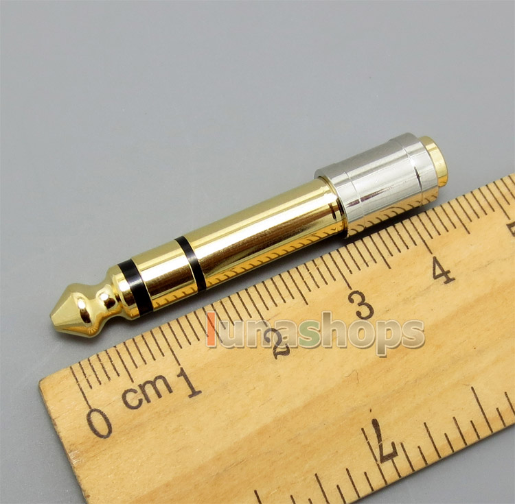 6.35mm 6.5mm Male To 3.5mm Female Converter Adapter For Sennheiser hd598 HD558 HD518 Headphone