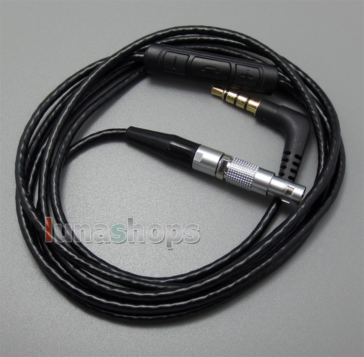With Mic Remote Cable For AKG K812 Reference Headphone Headset Earphone