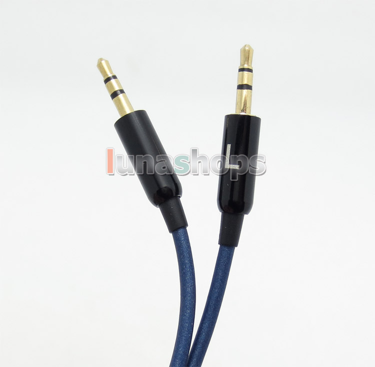 120cm Earphone Headphone PURE Silver Cable + PEP Insulated For For Sol Republic Master Tracks HD V8 V10 V12 X3
