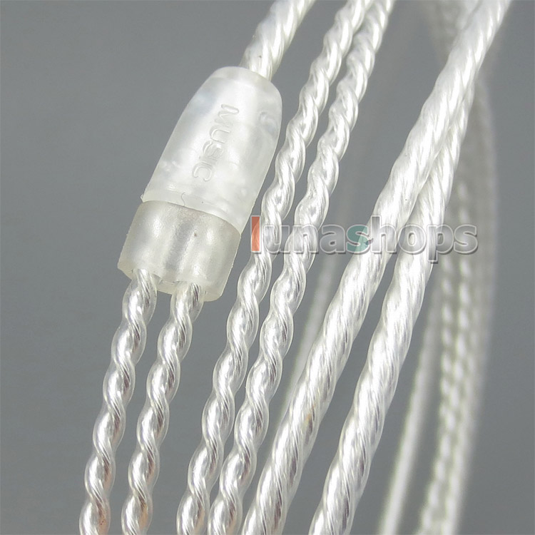 3.5mm 5N OCC + Silver Plated Copper Cable For Sennheiser HD800 Headphone Headset