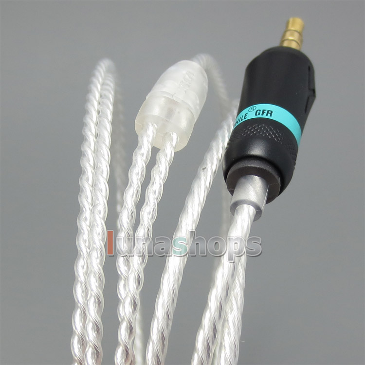 3.5mm 5N OCC + Silver Plated Headphone Cable For Sennheiser HD25 HD265 HD535 HD222 HD224 HD230 HD250 Lin