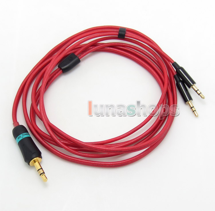 120cm Pure PCOCC Earphone Cable + PEP Insulated For Sol Republic Master Tracks HD V8 V10 V12 X3