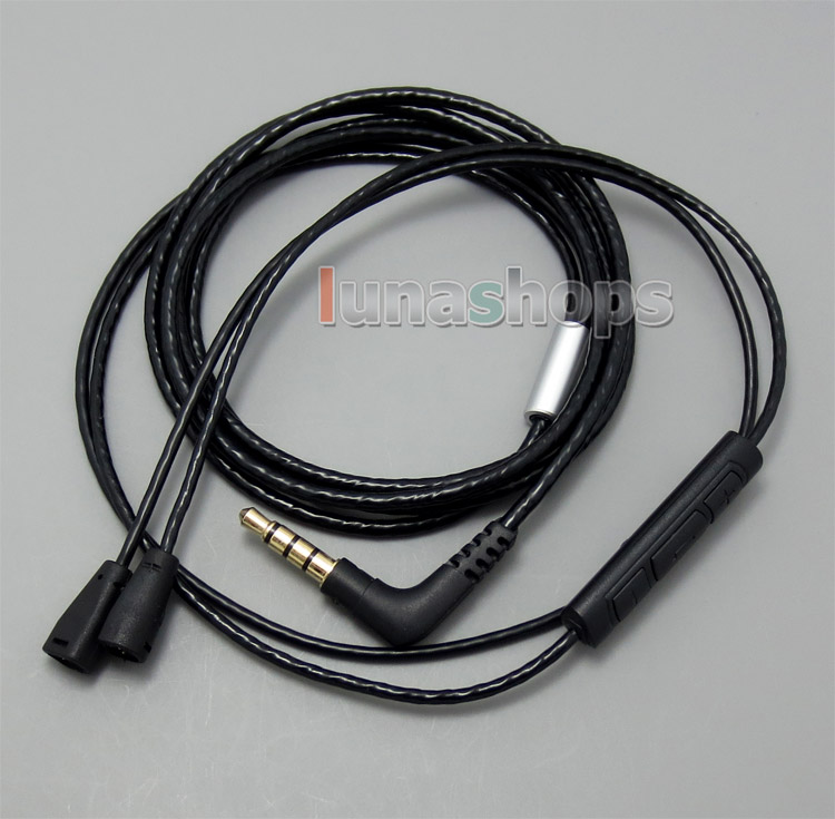 With Mic Remote Volume Hi-OFC Earphone Cable For For Sennheiser IE8 IE8i Iphone Android OS