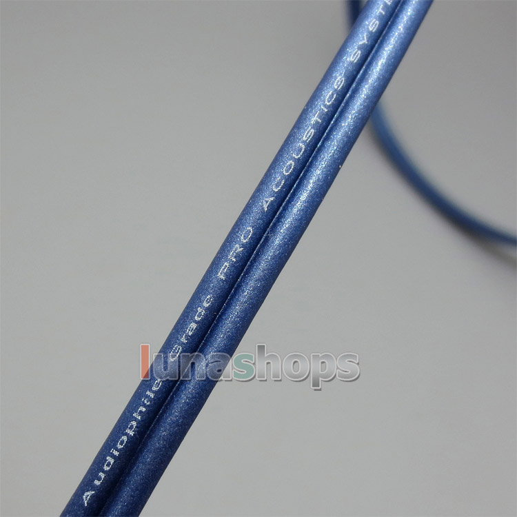 120cm High Detinion Stereo Earphone DIY Bulk PURE SILVER Conductors Cable + PEP Insulated 