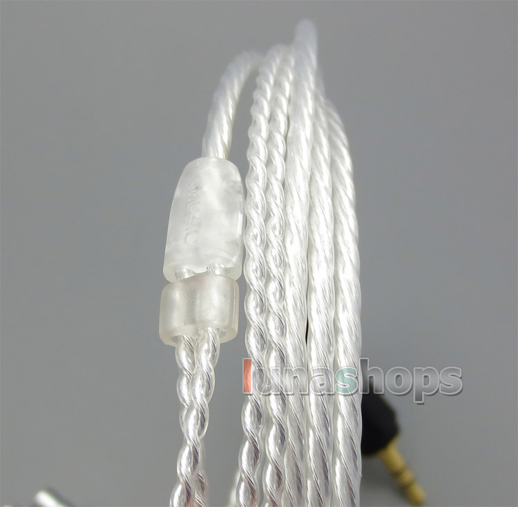 3.5mm 5N OCC + Silver Plated Copper Cable For Sennheiser HD800 Headphone Headset