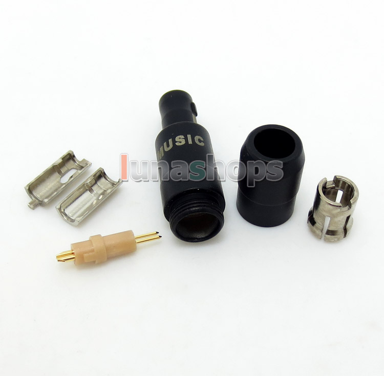 1pair MH Male Headphone Plug DIY Earphone Pins For Sennheiser HD800