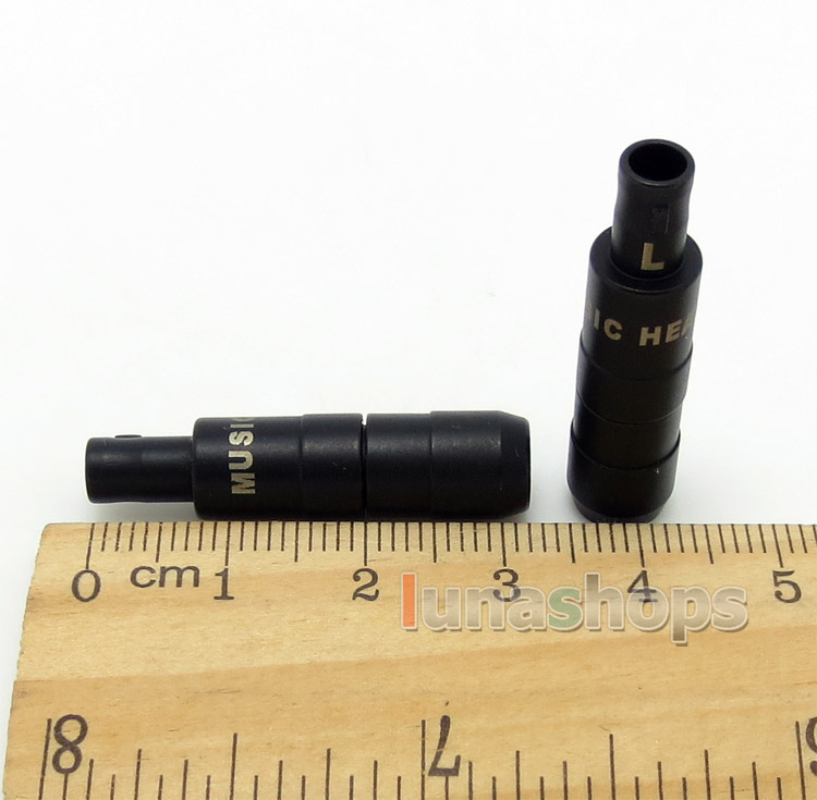 1pair MH Male Headphone Plug DIY Earphone Pins For Sennheiser HD800