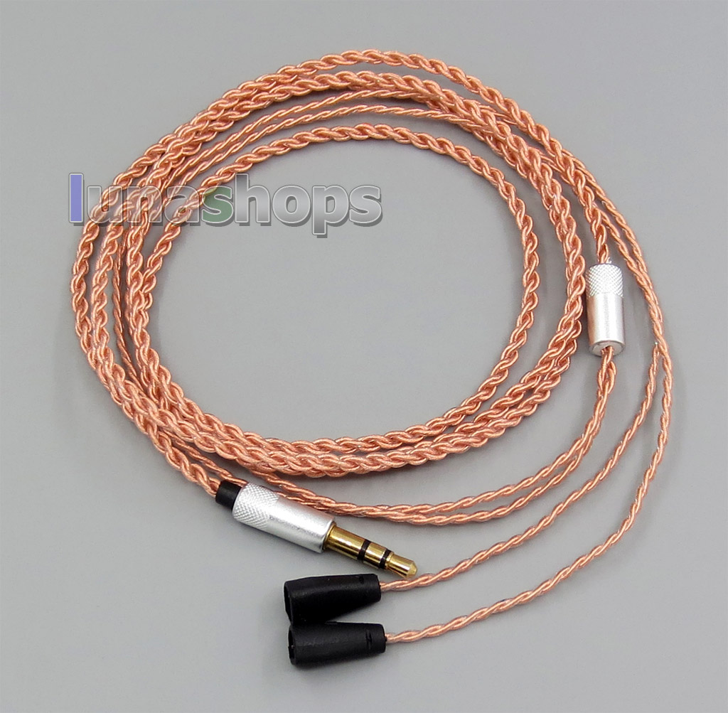 TPE Skin OCC Custom Cable For Sennheiser IE8 IE8i IE80 Earphone Headphone