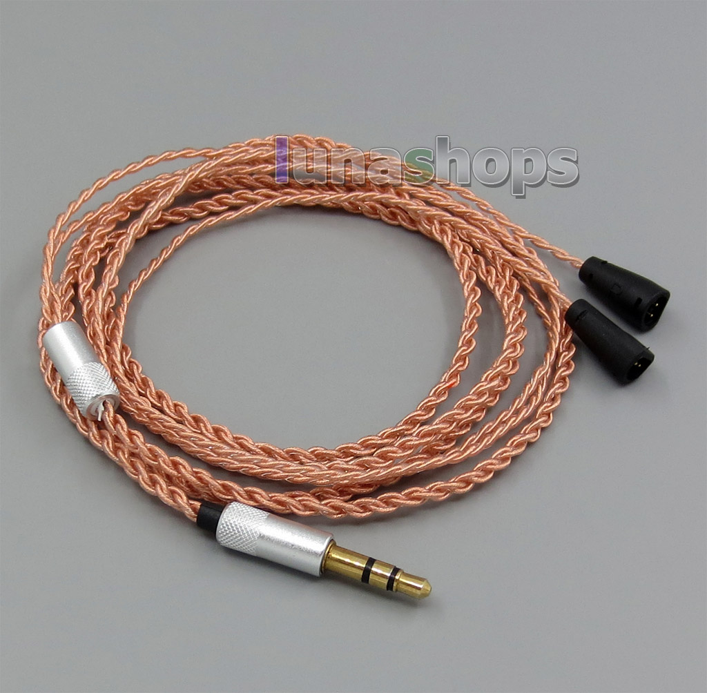 TPE Skin OCC Custom Cable For Sennheiser IE8 IE8i IE80 Earphone Headphone