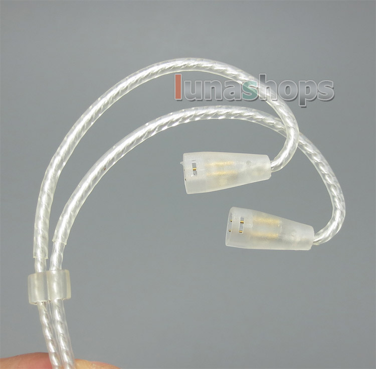 Silver Plated OCC Earphone Cable For Sennheiser IE8 IE8I Headphone