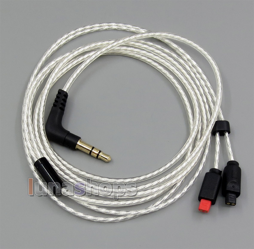 Lightweight Silver + 4N OCC Cable For Audio-Technica ATH-IM50 ATH-IM70 ATH-IM01 ATH-IM02 ATH-IM03 ATH-IM04