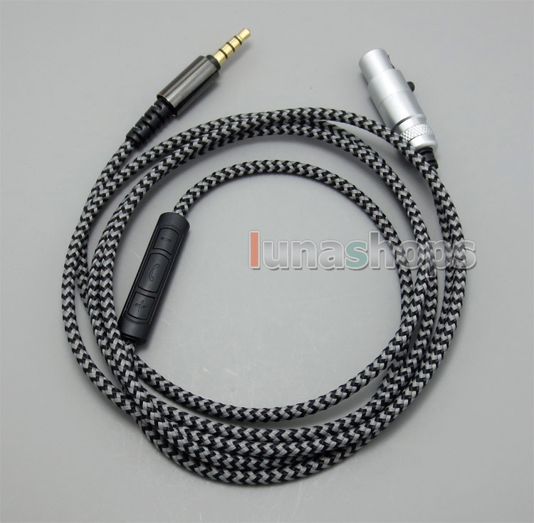 Hi-OFC With Mic Remote Headphone Cable For AKG Q701 K702 K271s 240s K271 K272 K240 K141 K171 K181 K267 K712 
