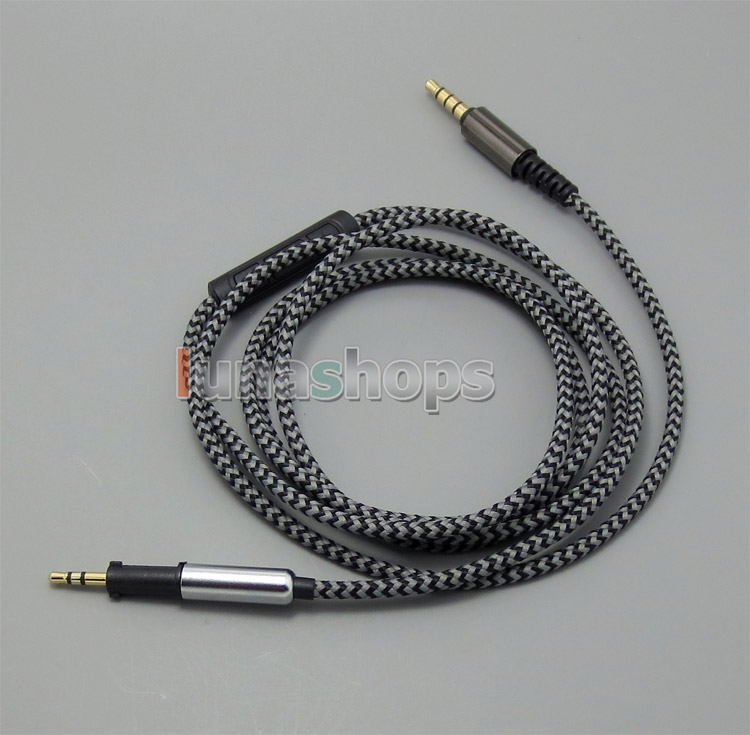 Hi-OFC With Mic Remote Headphone Cable For AKG K450 K451 K452 K480 Q460 Headset 
