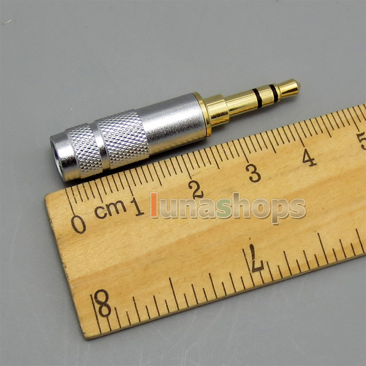 Stereo Plug 3.5mm P-3.5 G Male Stereo 6mm tail Dia. Adapter For Oyaide 