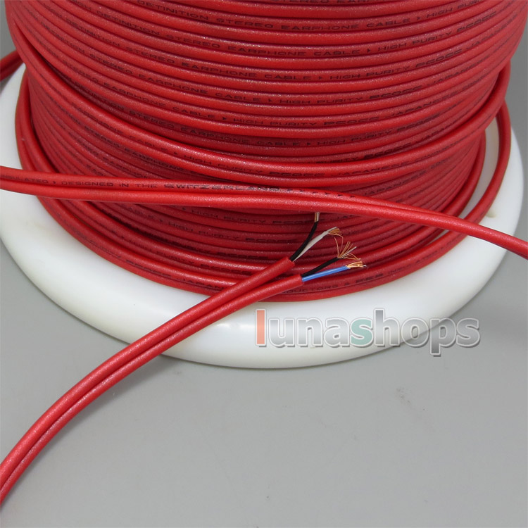 120cm Pure PCOCC Earphone Cable + PEP Insulated For Ultimate Ears UE UE18PRO 11PRO 10PRO 7PRO 4PRO