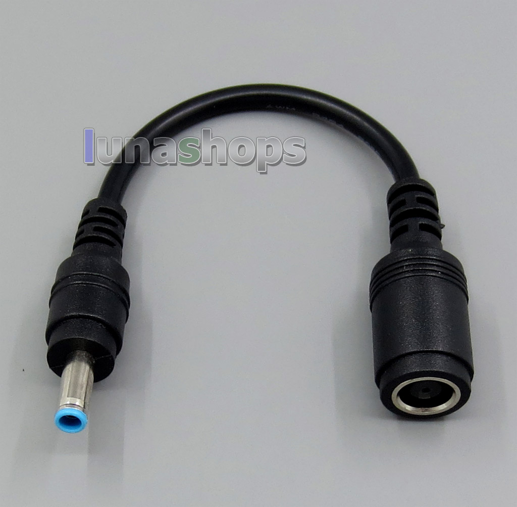 DC Power 7.4 x5.0mm Female Jack To 4.5x3.0mm Male Adapter Short Cable HP Dell Laptop