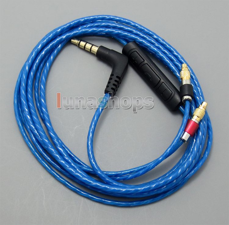 With Mic Remote Volume Cable For Shure srh1440 srh1840 SRH1540 Headphone
