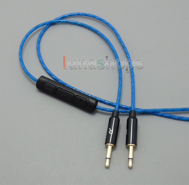 With Remote Mic Cable Soft Light weight for B&W Bowers & Wilkins P3 headphone