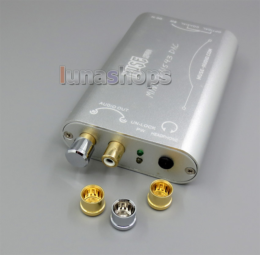1pcs RCA Female Port Protector Dustfree Antioxidant Adapter For Headphone AMP Etc.