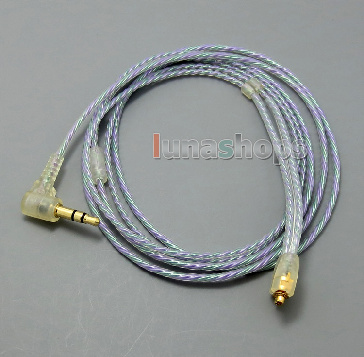With Earphone Hook Silver Plated Cable For Shure se215 se315 se425 se535 Se846