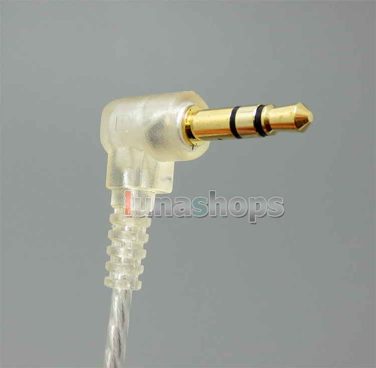 With Earphone Hook Silver Plated Cable    For M-Audio IE-20XB IE40 IE30 IE10 IEM In ear