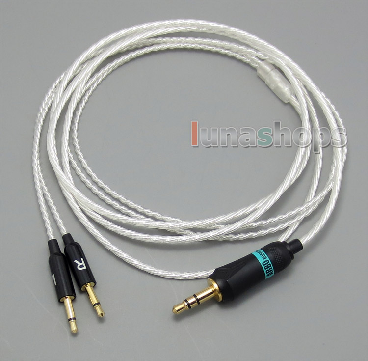 3.5mm 5N OCC + Silver Plated Copper Cable For B&W Bowers & Wilkins P3 headphone